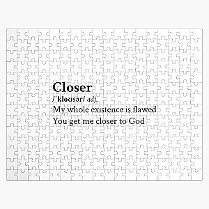 Nine Inch Nails Aesthetic Quote Rock Metal Lyrics Closer Jigsaw Puzzle RB0211