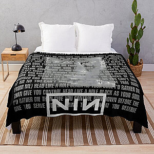 new nine inch nails, the nine inch nails Throw Blanket RB0211