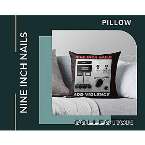 Nine Inch Nails Throw Pillow